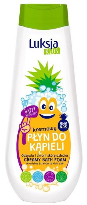 Luksja Kids Kremowy Płyn do kąpieli dla dzieci - Ananas 750ml