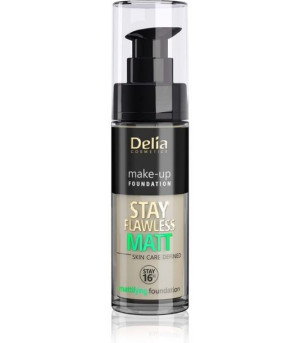Delia Cosmetics Stay Flawless Matt Podkład matujący 16H nr 404 Cashmere 30m