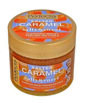 Perfecta Spa Cukrowo-Solny Peeling do ciała Salted Caramel - kusząco karmel