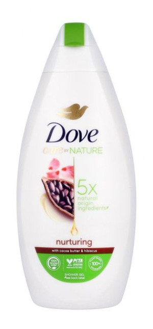 Dove Care By Nature Żel pod prysznic Nurturing - Cocoa Butter & Hibiscus 40