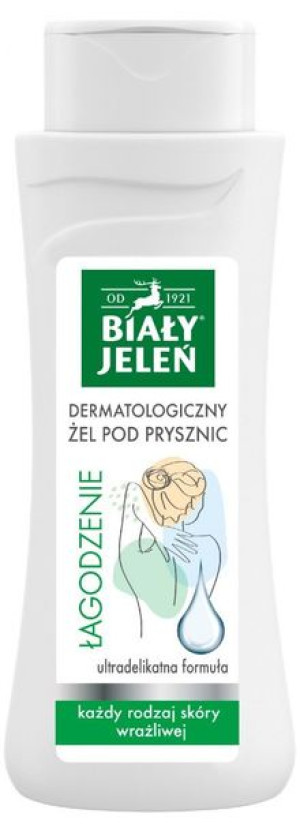 Biały Jeleń Dermatologiczny Żel pod prysznic - Łagodzenie 300ml