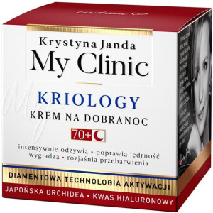 JANDA My Clinic Kriology 70+ Krem na dobranoc - Japońska Orchidea & Kwas Hi