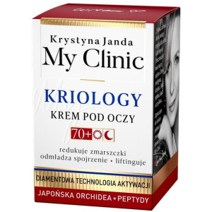 JANDA My Clinic Kriology 70+ Krem pod oczy redukujący zmarszczki i odmładza