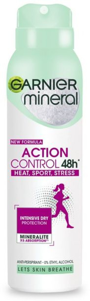 Garnier Mineral Dezodorant spray Action Control 48h - Heat,Sport,Stress 150
