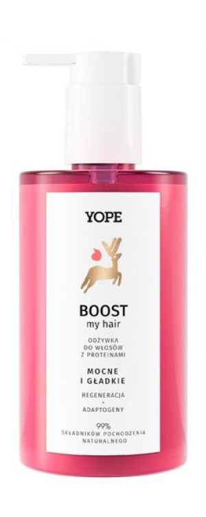 YOPE Boost My Hair Regenerująca Odżywka do włosów zniszczonych z proteinami