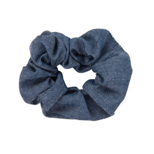 Donegal  Ozdoby do włosów - Gumka Scrunchie jeans (FA-5870) 1szt
