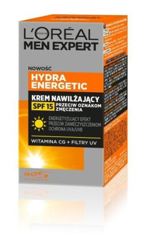 Loreal Men Expert Hydra Energetic Krem nawilżający przeciw oznakom zmęczeni