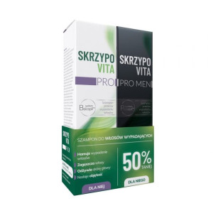 Skrzypovita Pro DUO (Szampon dla kobiet 200ml+Szampon dla mężczyzn 200ml) 1