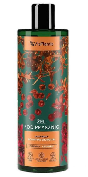 Vis Plantis Herbal Vital Care Żel pod prysznic Żurawina-Malina Moroszka 400