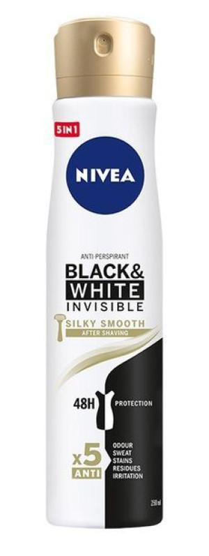 Nivea Antyperspirant INVISIBLE SILKY SMOOTH spray damski 250ml