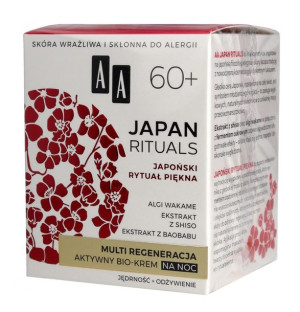 AA Japan Rituals 60+ Aktywny Bio-Krem na noc - multi regeneracja 50ml