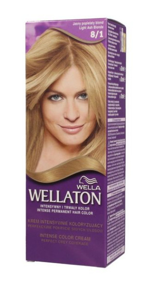 Wella Wellaton Krem intensywnie koloryzujący nr 8/1 Jasny Popielaty Blond 1