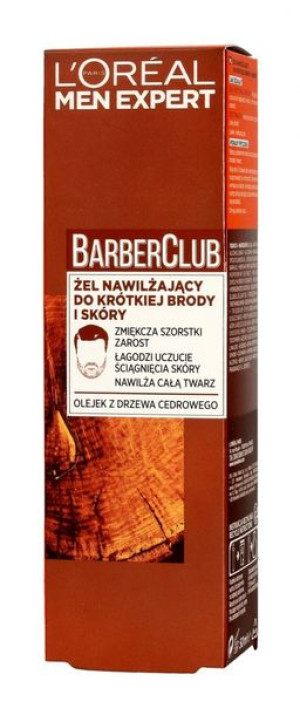 Loreal Men Expert Barber Club Żel nawilżający do krótkiej brody i skóry 50m