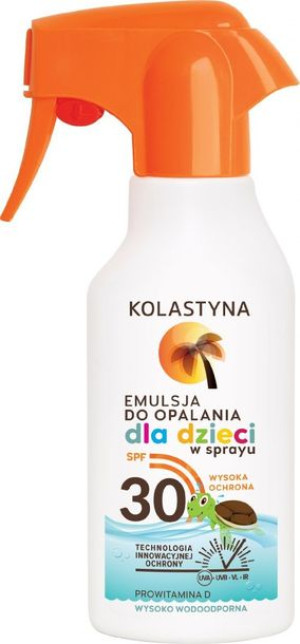 Kolastyna Opalanie Emulsja do opalania dla dzieci SPF30 spray 200ml