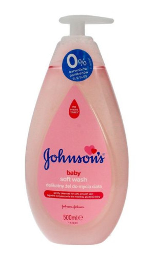 Johnson`s Baby Delikatny Żel do mycia ciała dla dzieci 500ml