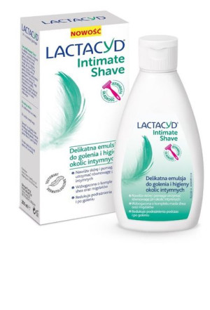 Lactacyd Intimate Shave Delikatna Emulsja do golenia i higieny okolic intym