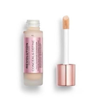 Makeup Revolution Conceal & Define Foundation Podkład kryjący F3 23ml