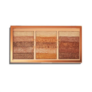 Makeup Revolution Rozświetlacz Mix Shimmer Brick Palette