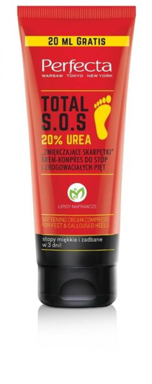 Perfecta Total S.O.S. Krem-kompres do stóp i pięt "Zmiękczające Skarpetki"
