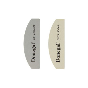DONEGAL Zestaw do manicure - pilnik 180/240 + polerka 220/320 1op.