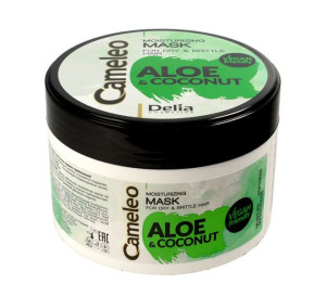 Delia Cosmetics Cameleo Aloes i Kokos Maska nawilżająca Vegan Friendly 200m