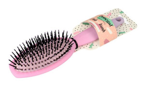 Donegal  Szczotka do rozczesywania włosów Pink Lychee Brush grube igiełki 1