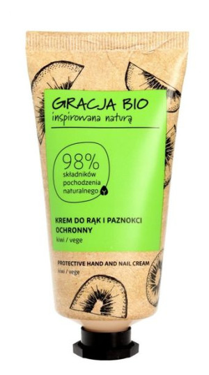 Gracja BIO Krem ochronny do rąk i paznokci - Kiwi 50ml