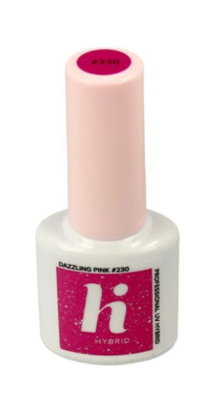 Hi Hybrid Lakier hybrydowy Sparkle #230 Dazzling Pink 5ml