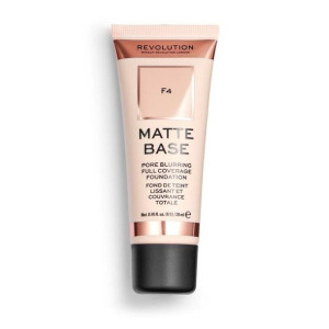 Makeup Revolution Podkład matujący do twarzy Matte Base Foundation F4 28 ml