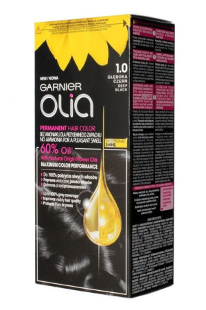 Garnier Olia Farba do włosów nr 1.0 Głęboka Czerń 1op.