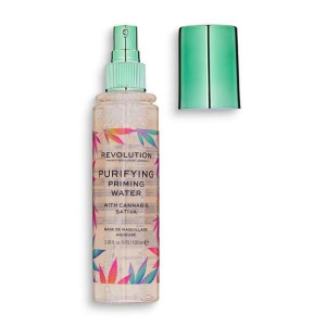 Makeup Revolution Baza pod makijaż w spray`u Priming Water W Cannabis Sativ