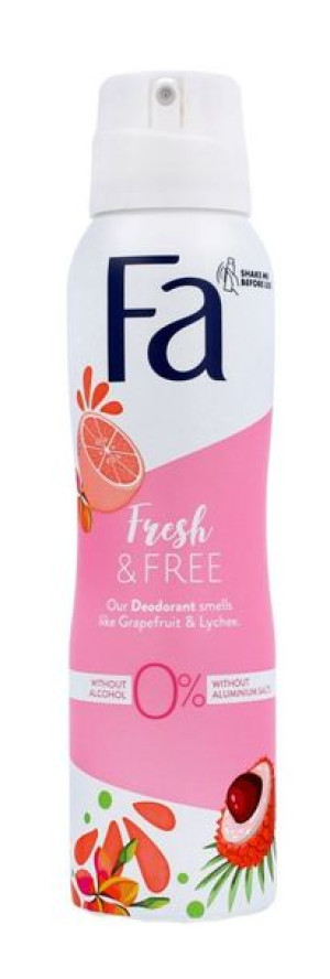 Fa Fresh & Free 48H Dezodorant spray Grapefruit & Lychee 150ml