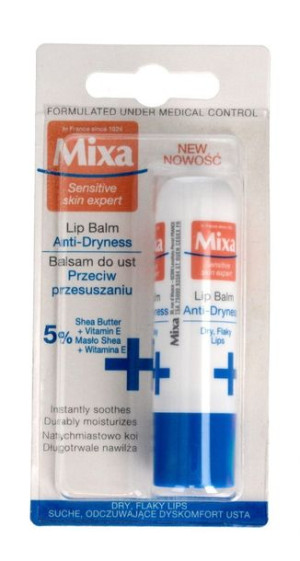 Mixa Balsam do ust nawilżający - przeciw przesuszaniu 4.7ml