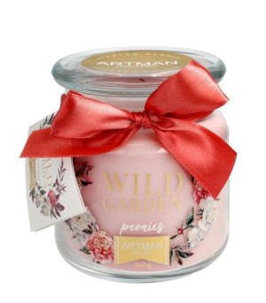 ARTMAN Świeca zapachowa Wild Garden Peonies słoik mały 1szt-360g