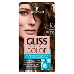 Schwarzkopf Gliss Color Krem koloryzujący nr 6-16 Chłodny Perłowy Brąz 1op.