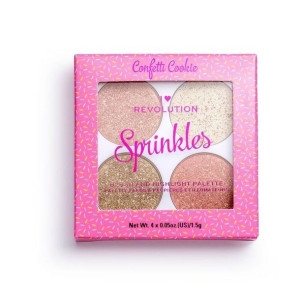 I Heart Revolution Blush & Sprinkles Paletka różów i rozświetlaczy Confetti