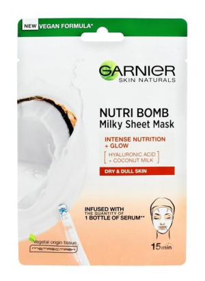 Garnier Skin Naturals Maseczka na tkaninie odżywczo-rozświetlająca Nutri Bo