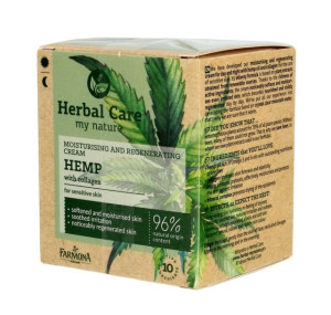 Farmona Herbal Care Hemp Krem nawilżająco-regenerujący - cera wrażliwa 50 m