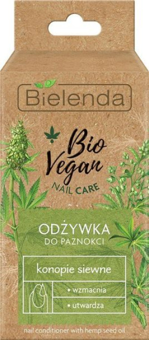 Bielenda Bio Vegan Nail Care Odżywka do paznokci Konopie Siewne - wzmacniaj