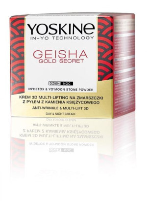 Yoskine Geisha Gold Secret Krem 3D multi-lifting na zmarszczki na dzień i n