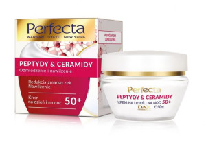 Perfecta Peptydy & Ceramidy 50+ Krem na dzień i noc Redukcja zmarszczek i n
