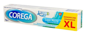 GSK Corega Krem do mocowania protez zębowych - Super Mocny delikatnie mięto