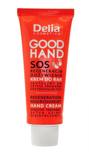 Delia Cosmetics Good Hand S.O.S Krem do rąk Regeneracja i Odżywienie 75ml