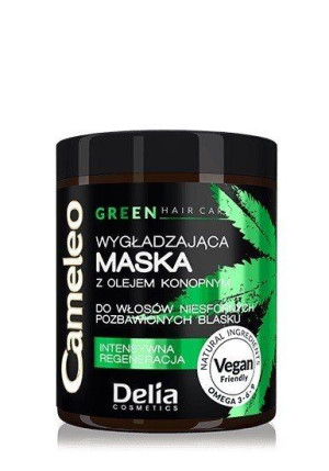 Delia Cosmetics Cameleo Green Maska do włosów wygładzająca z olejem konopny