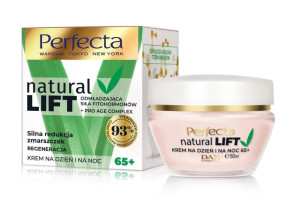 Perfecta Natural Lift 65+ Krem Silna Redukcja Zmarszczek-regeneracja na dzi