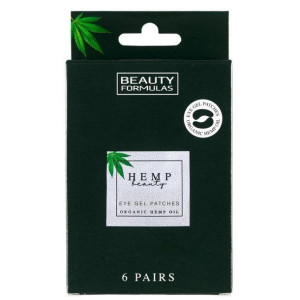 Beauty Formulas Hemp Beauty Żelowe Płatki pod oczy z olejem konopnym 1op.-6