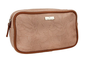 Top Choice Kosmetyczka damska "LACE" (98598) - beżowa lub kremowa 1szt