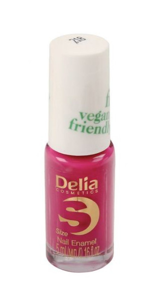 Delia Cosmetics Vegan Friendly Emalia do paznokci Size S nr 218 Pink Promis