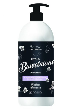 BARWA Naturalna Bawełna Mydło w płynie wygładzająco - nawilżające 500ml