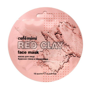 Cafe Mimi Red Clay Maseczka do twarzy Czerwona Glinka & Morwa 10ml